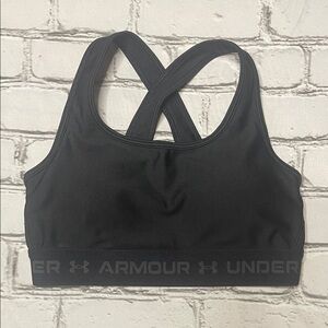 Under Armour Women's Black Crossback Sports Bra